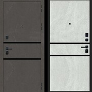 M108 ФЛП-121 Мрамор грей темный - ФЛП-121 Мрамор грей светлый