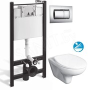 ПЭК MATEO подвесной унитаз + инстал.+кнопка+ крышка