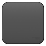 SE Blanca наруж Антрацит Выключатель 1-клавишный 10А, 250B, изолир. пластина, Systeme Electric, Антрацит, BLNVA101016