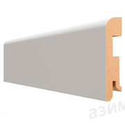 Плинтус Winter/Эстель  70мм , Белая эмаль