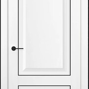 KX 72 ДГ Белый полипропилен Молдинг Черный