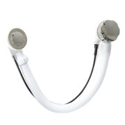 Перелив п/а с сифом для ванны плоский 600мм (металл) CK60PF