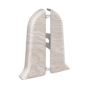 Заглушка плинтуса (пара) 55 мм