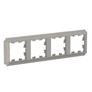 Рамка 4-постовая универсальная Systeme Electric (Schneider Electric) Atlas Design Antique, шампань ATN100504