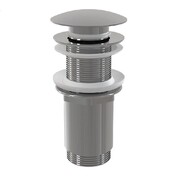 Донный клапан ClickClack 5/4 цельнометалический  с большой заглушкой