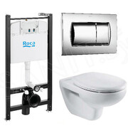 ПЭК VICTORIA унитаз + инсталляция + кнопка + крышка