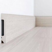 Плинтус напольный из полиуретана Solid 8 UHD 05/80, Дуб млечный, 2,4м