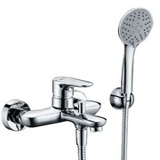 WasserKraft Vils 5601 Смеситель для ванны с коротким изливом (в компл. шланг и лейка 3х-функц)