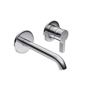 Kerama Marazzi Смеситель для раковины настенный LINEA, хром глянец