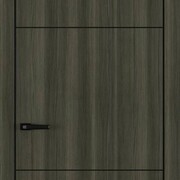 Квалитет К11 Дуб темный ALU Черная с 4-х молдинг черный (Mb)