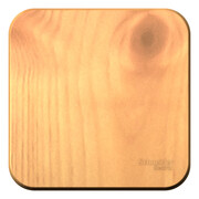 SE Blanca наруж Ясень Выключатель 1-клавишный 10А, 250B, изолир. пластина, Systeme Electric, Дерево, BLNVA101015