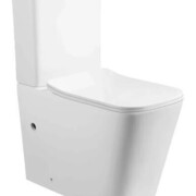 CeruttiSPA Унитаз напольный MAIELLA безободковый с крышкой duroplast, soft-close, белый