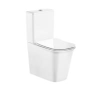 CeruttiSPA Унитаз напольный ARNO безободковый с крышкой duroplast, soft-close, белый