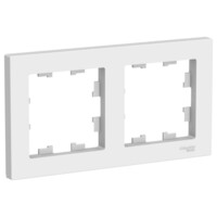 Рамка 2-постовая универсальная Systeme Electric (Schneider Electric) Atlas Design, лотос ATN001302
