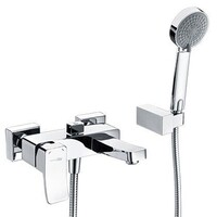 WasserKraft Aller 1061 Смеситель для ванны с коротким изливом (в компл. шланг и лейка 3х-функц)