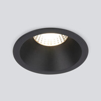 Встраиваемый светодиодный светильник Lin 7W 3000K черный 15266/LED