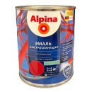 Alpina Эмаль быстросохнущая по ржавчине шелковисто-матовая Красный, 0,75л/0,90 кг