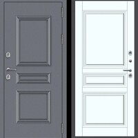 M62 ТЕРМО штамп 3 квадрата Букле графит - ФЛТ-2 Velluto Bianco AG 700