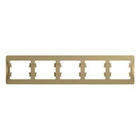 SE Glossa Титан Рамка 5-ая, горизонтальная, Systeme Electric, Титан, GSL000405