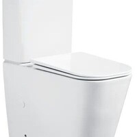 CeruttiSPA Унитаз напольный MANLIO Tornado безободковый с крышкой duroplast, soft-close, белый