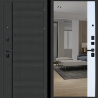 M11 ФЛП-19 Черный муар - ФЛЗ-23 Velluto Bianco AG 700