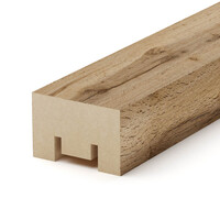 Интерьерная рейка МДФ STELLA Милана Light Пекан 20x30x2700 (уп.8шт.)