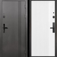 Тайга 9 см Вертикаль Антик серебро - с фрезеровкой Белый