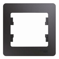 Рамка 1 пост Systeme Electric GLOSSA, графит GSL001301