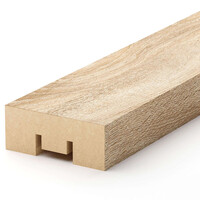 Интерьерная рейка МДФ STELLA Бриона Дуб Сонома 16x40x2700 (уп.8шт.)