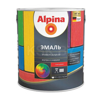 Alpina Эмаль универсальная глянцевая База 1, 0,75л/0,88 кг