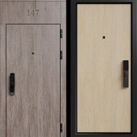Гранд Без фрезеровки ХардВуд дымчатый (MDP100) - Без фрезеровки ХардВуд песочный (MDP102)