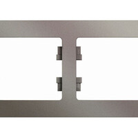 Рамка 4 поста Systeme Electric GLOSSA, горизонтальная, платина GSL001204
