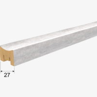 Интерьерная рейка МДФ STELLA Милана Рекесс Чикаго 27х19х2680 (уп.8шт.)