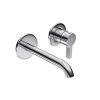 Kerama Marazzi Смеситель для раковины настенный LINEA, хром глянец