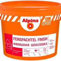 Шпатлевка белая, В П 1 Д Alpina EXPERT Feinspachtel Finish (Альпина ЭКСПЕРТ Файншпахтель Финиш) 25 кг