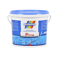Краска акриловая в/д белая Diamant Надежный фасад 3,88 кг