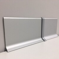 Угол внутренний плинтуса Profiling  для ПЛ-80 (белый муар, черный муар, серебро/мат.)