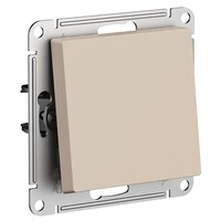 Переключатель 1-клавишный перекрестный Systeme Electric (Schneider Electric) AtlasDesign, песочный ATN001271