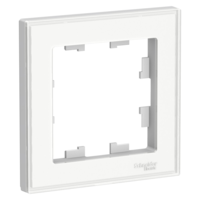 Рамка 1-постовая Systeme Electric (Schneider Electric) AtlasDesign Art с возможностью установки персонального изображения, белая ATN200101